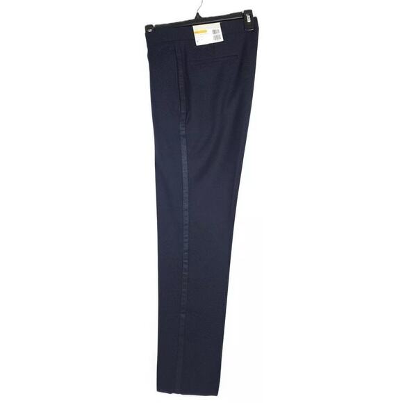 Alfani Men's Slim-Fit Stretch 2-Piece Tuxedo Diamond Grid Navy 36R 30x30 NWT - Picture 9 of 9